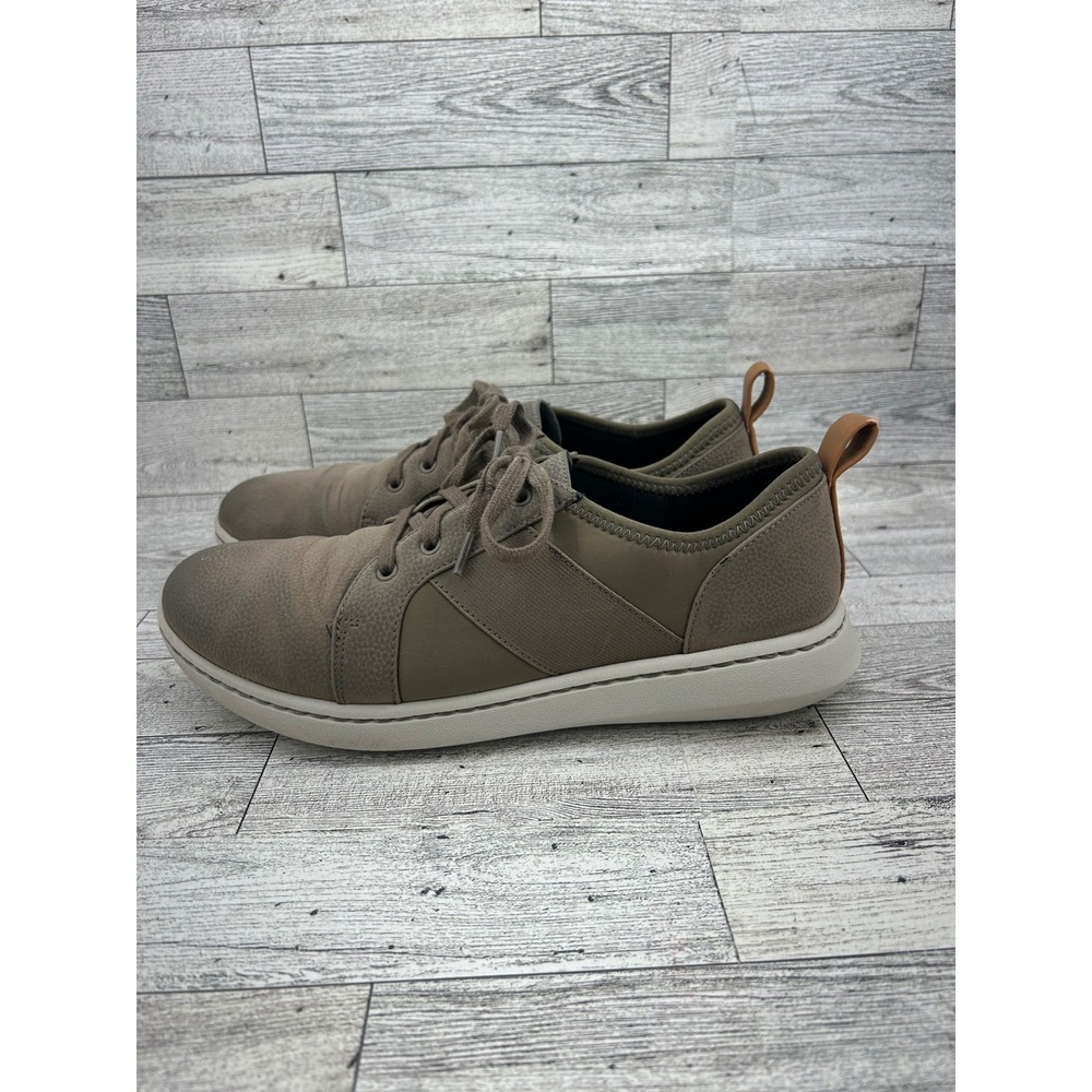 Clarks Cloudsteppers Women Sneakers Taupe Leather Lace Up Casual Comfort Sz 7.5M - Picture 5 of 14